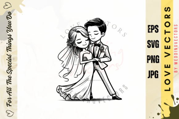 C3115: Elegant Vectors for Wedding & Romance Designs