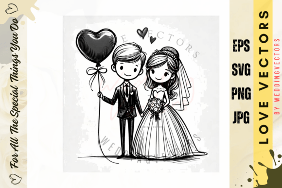 C3126 Vector Art: Crafting Visual Narratives of Love