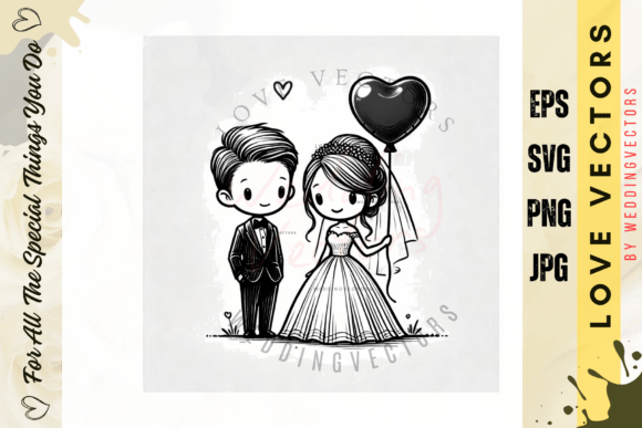 C3180: A Tender Watercolor Wedding Graphic Collection