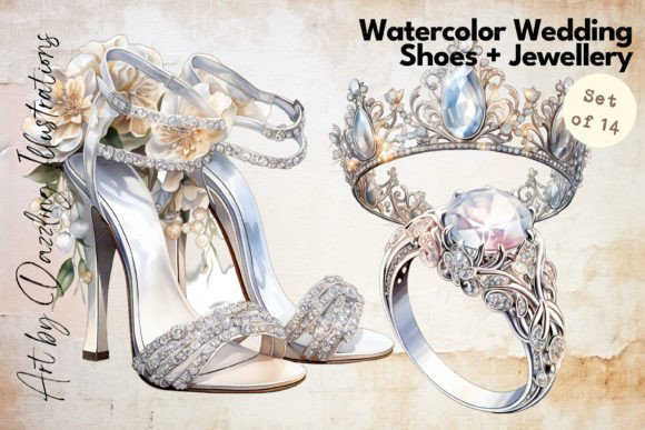 Infuse Romance and Luxury with Wedding Jewelry and Floral Shoes