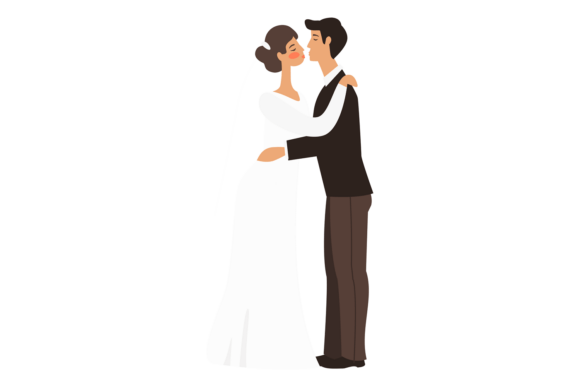 The Heart of Wedding Design: Capturing Love in Flat Style
