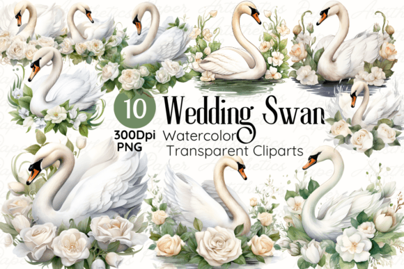 Wedding Swan Decorative Clipart: A Guide to Elegant Design